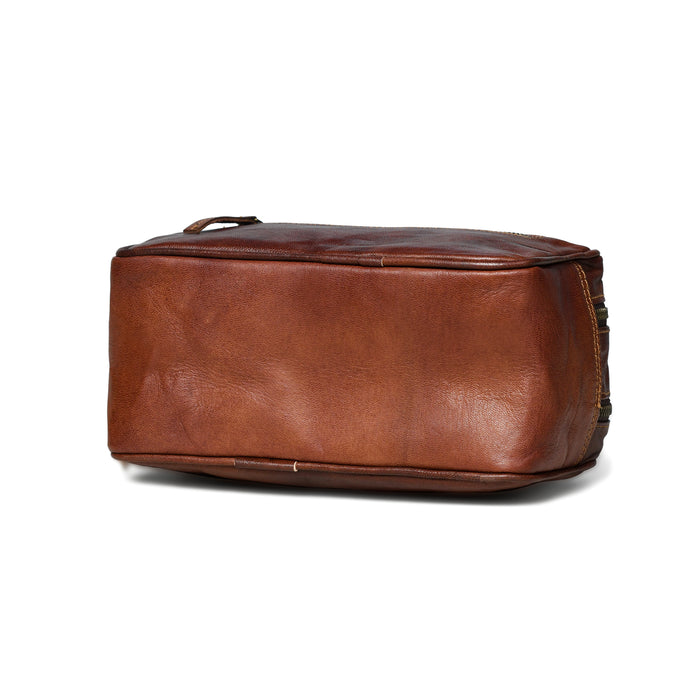 The Twin Section Toiletry- Brown