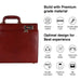 Rich Brown Office Suitcase