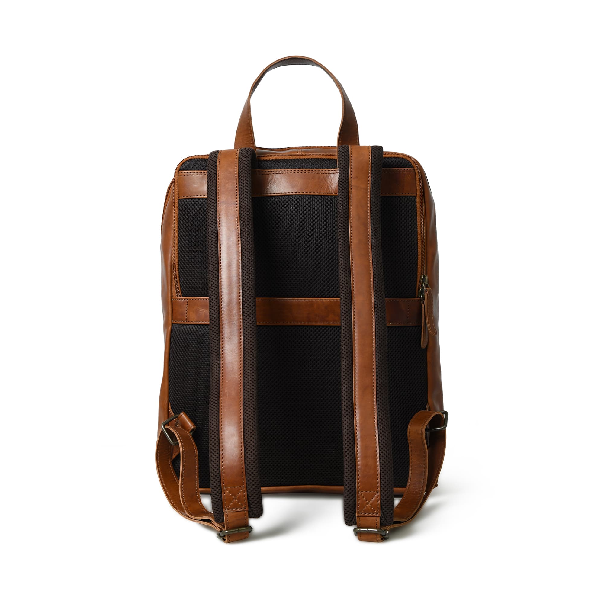 Men's 16 Laptop Travel Transit Voyager Leather Backpack Pro