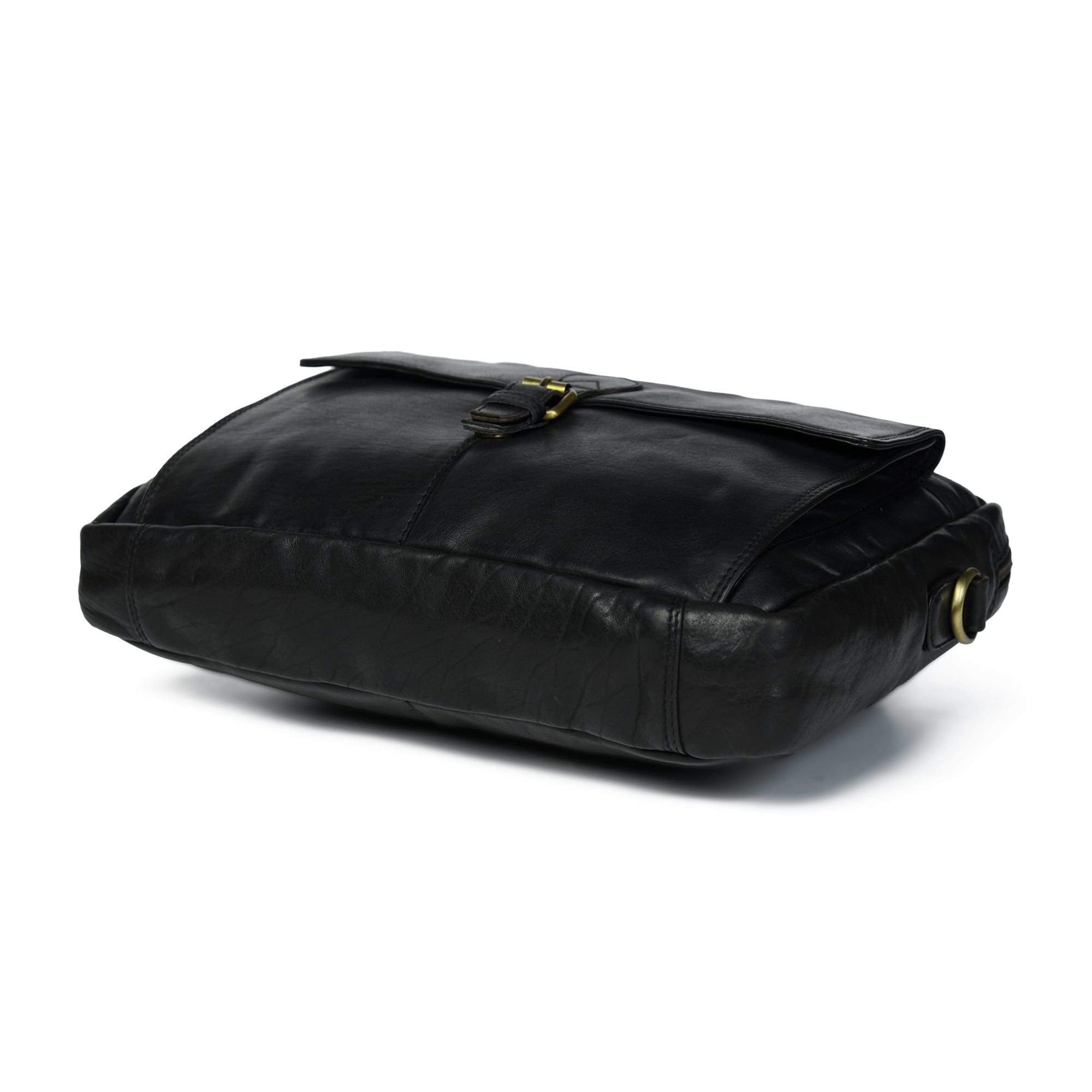 The Modern Black Leather Briefcase Sleek Business Bag for Men