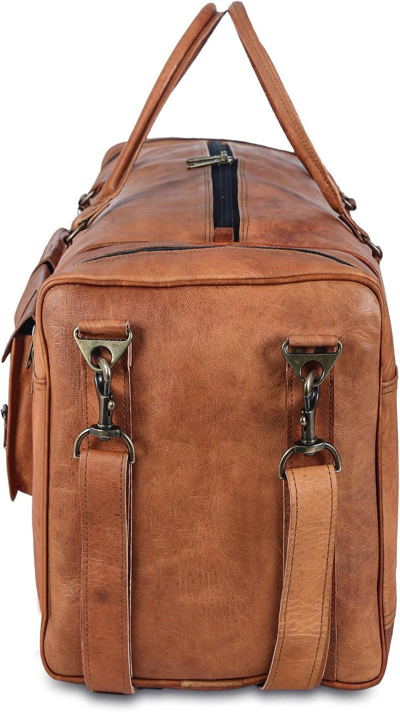 Extra Large Weekender Duffle Bag – Full Grain Leather