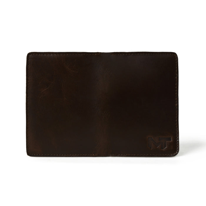 PassportPlus Leather Cover- Dark brown