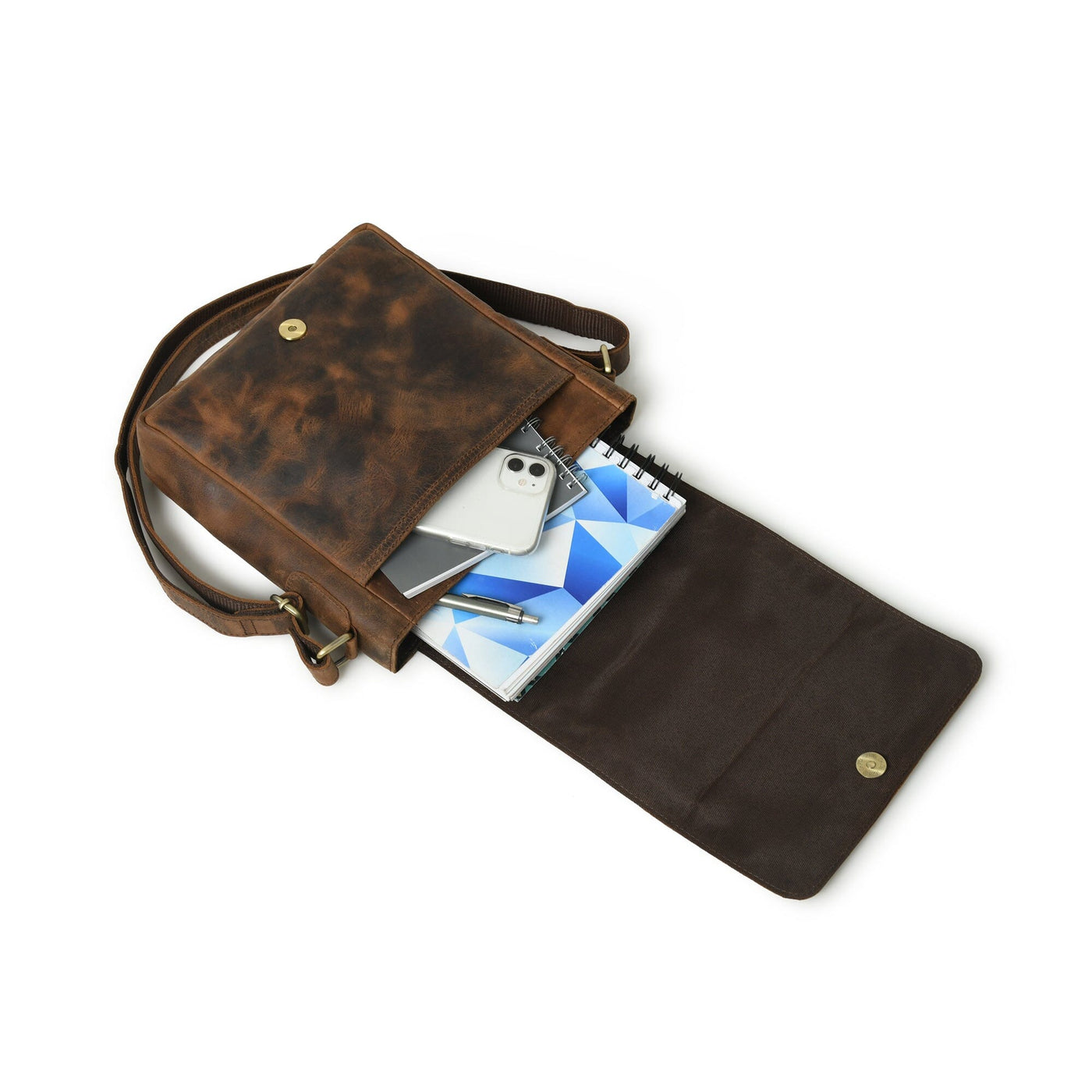 Walk Soft Leather Messenger Bag — Classy Leather Bags