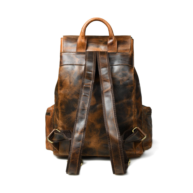 Leather Travel Backpack Laptop & Office Bag with Flap Closure, Stylish & Functional — Classy Leather Bags Leather Travel Backpack Laptop & Office Bag with Flap Closure, Stylish & Functional — Classy Leather Bags