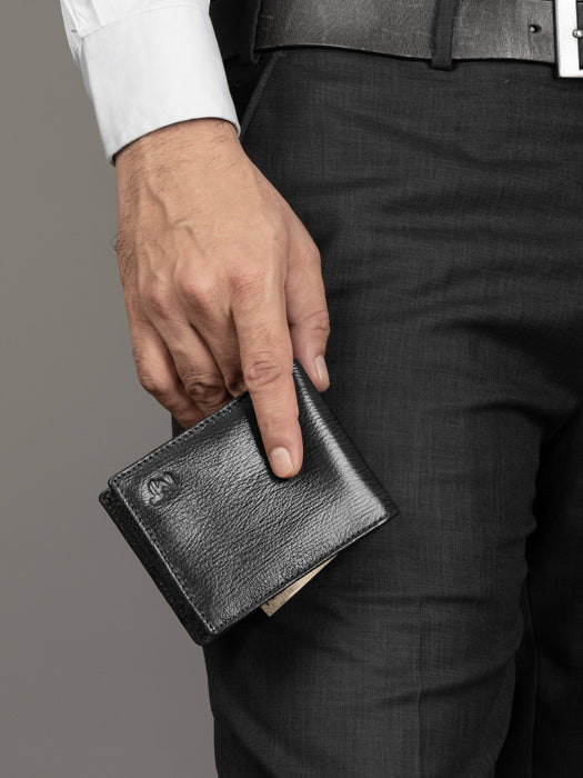 Black Sleek-Fit Wallet