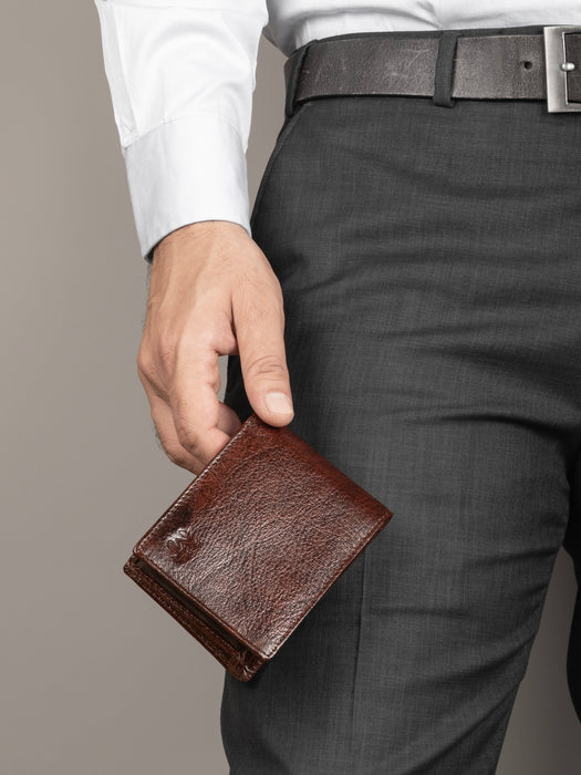 Brown Sleek-Fit Wallet