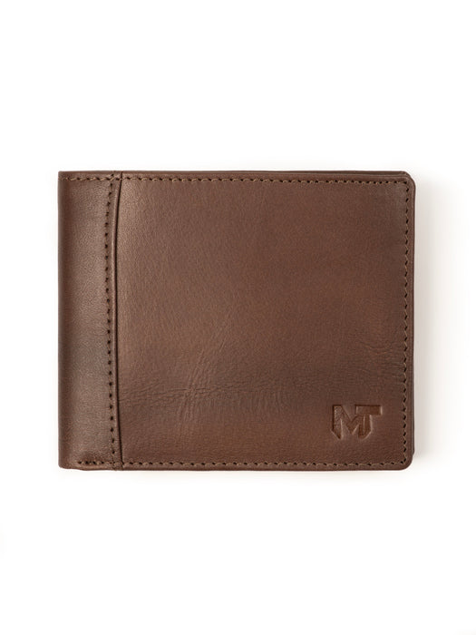 Wealth Ward Brown Bi-folded Wallet