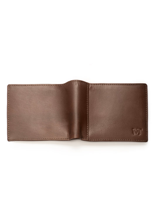 Wealth Ward Brown Bi-folded Wallet