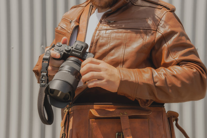 La veste en cuir marron Wilkinson