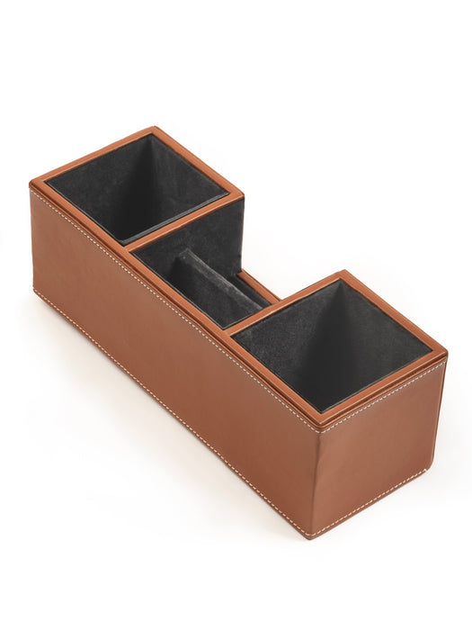 Leather Desk Organiser