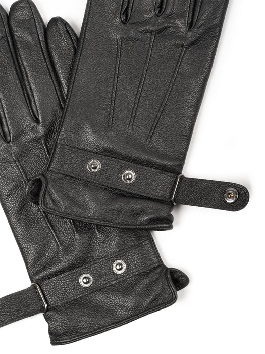 Bikers Leather Gloves - Touch Button