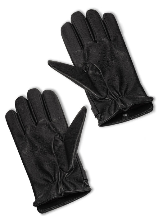 Bikers Leather Gloves - Touch Button