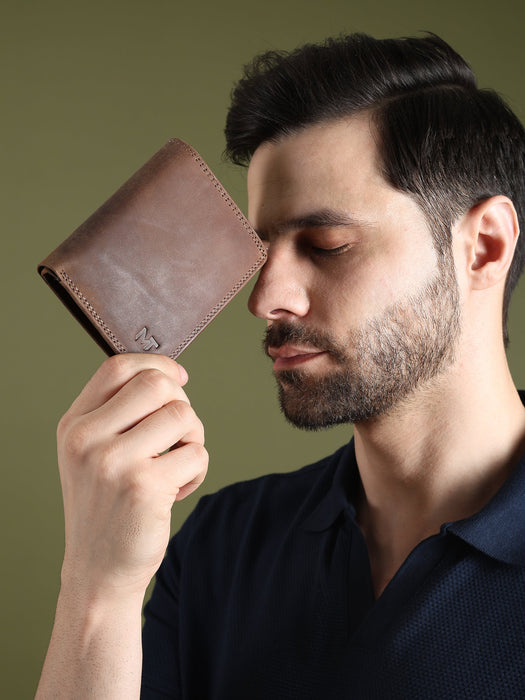 Buffalo Leather Men's Wallet - Vertical
