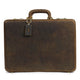 Hunter Leather Office Travel Suitcase