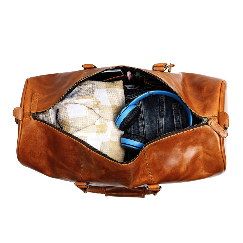 Hudson Leather Duffle Bag