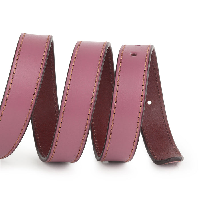 Women's Slim Leather Belt-Viola Purple