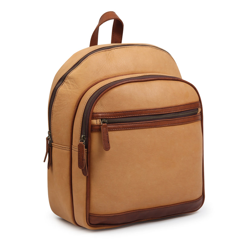 classy leather backpack Liberty Men's Classic Tan Crafted from premium leather Leather Backpack
