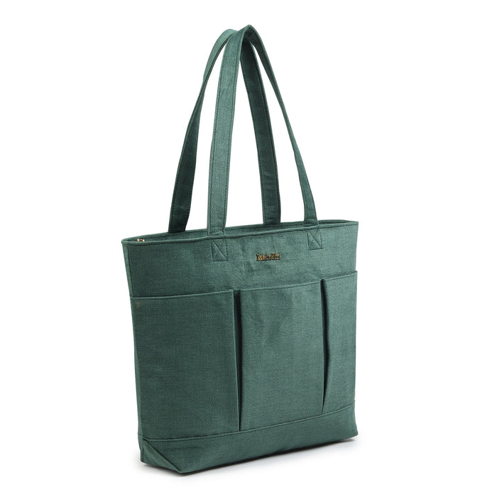 City Life Canvas Tote Bag