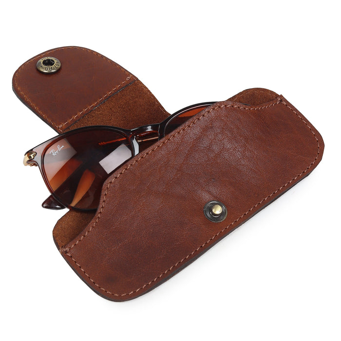 Runway Leather Sunglass Case