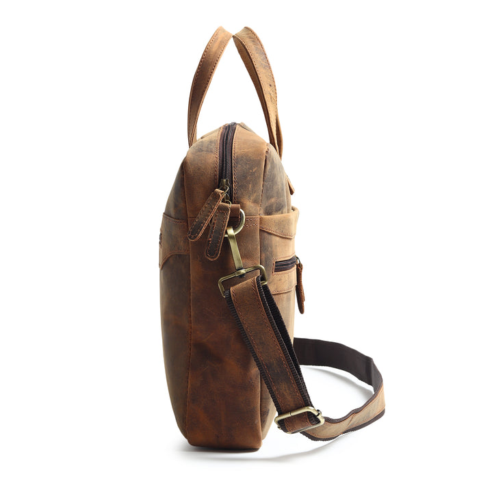 Manhattan Leather Office Briefcase