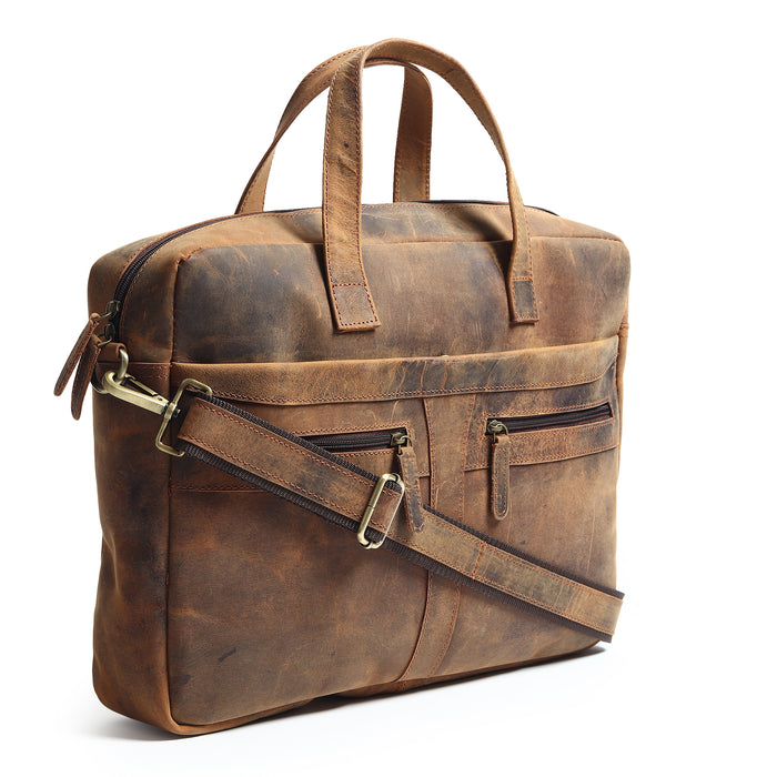 Manhattan Leather Office Briefcase