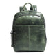Luxury Italian Leather Backpack, Green