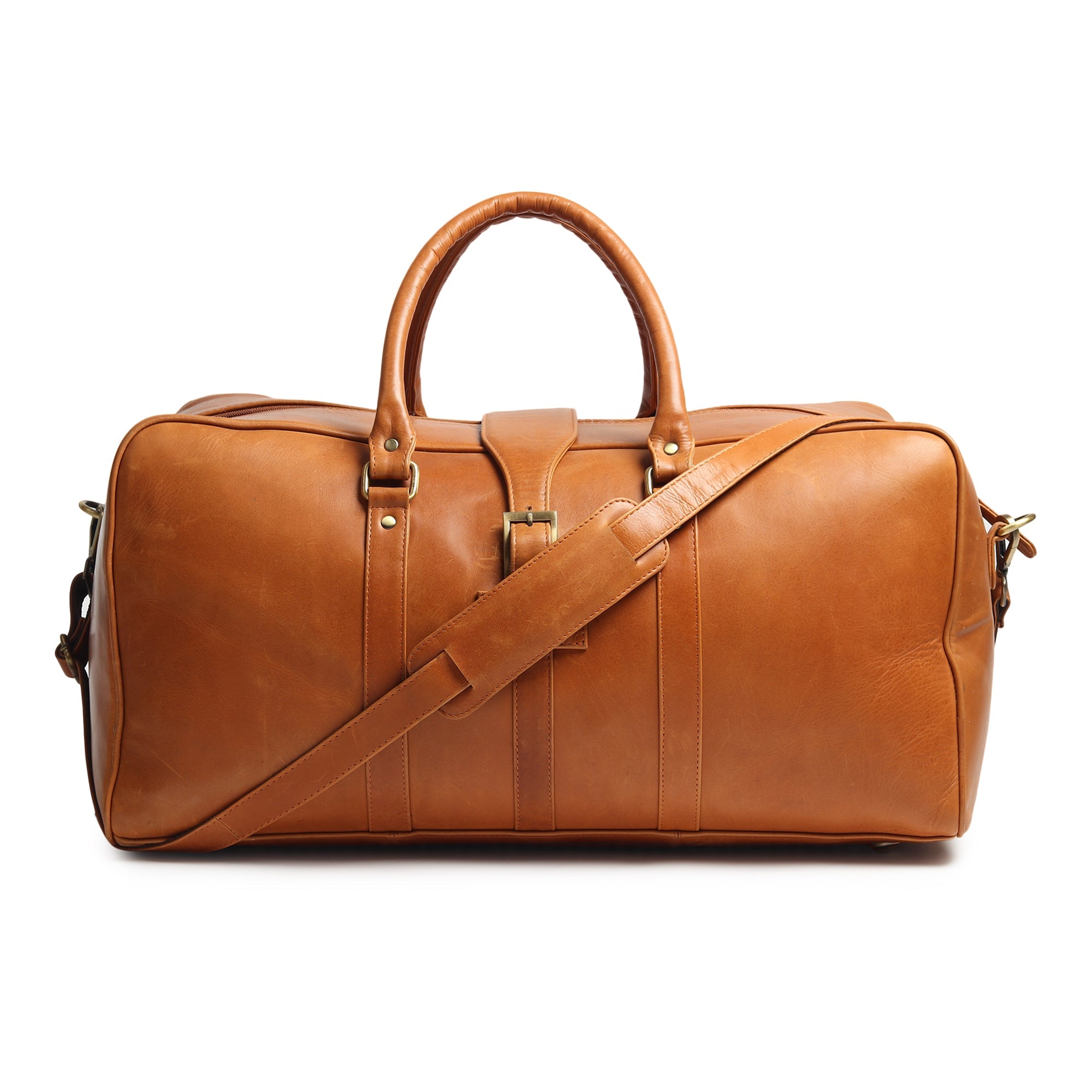 Port Blair Leather Duffle Travel Bag, Premium Duffle bag for men