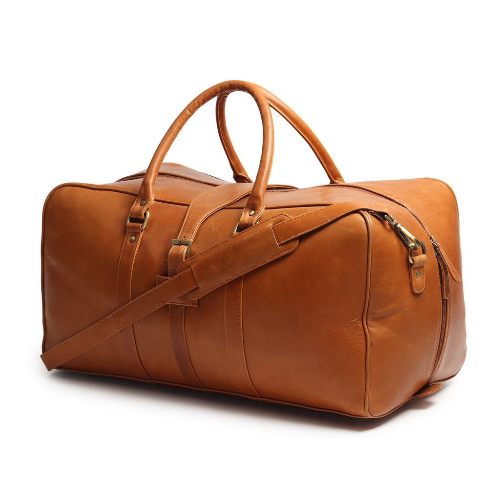 Port Blair Leather Duffle Travel Bag, Premium Duffle bag for men