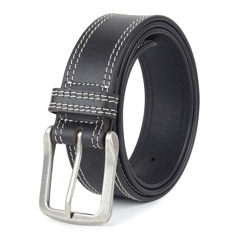 Midnight Ranger Black Leather Belt