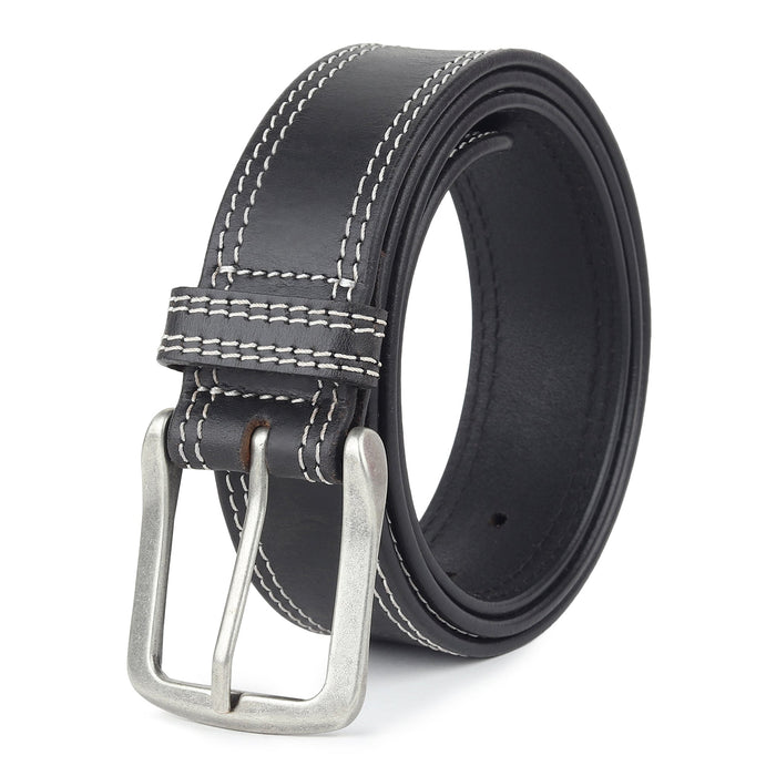 Midnight Ranger Black Leather Belt