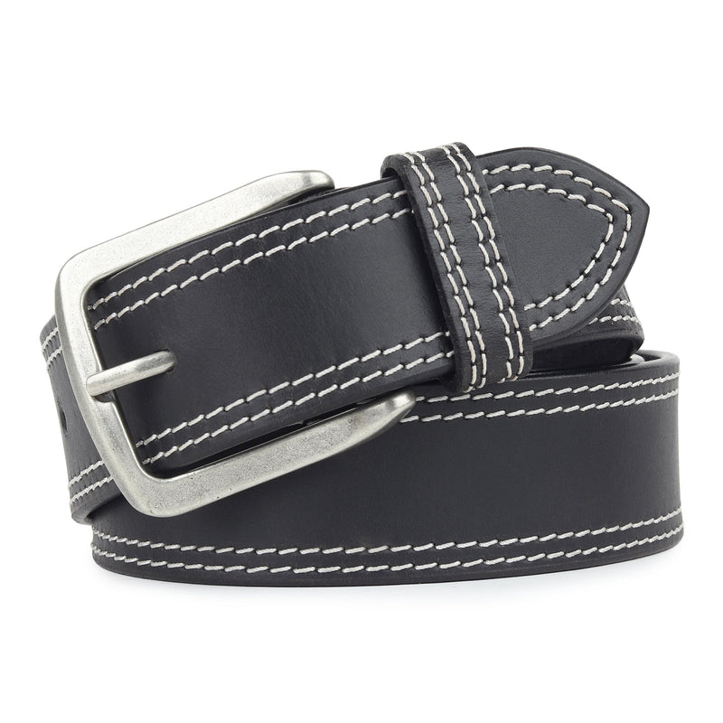Midnight Ranger Black Leather Belt