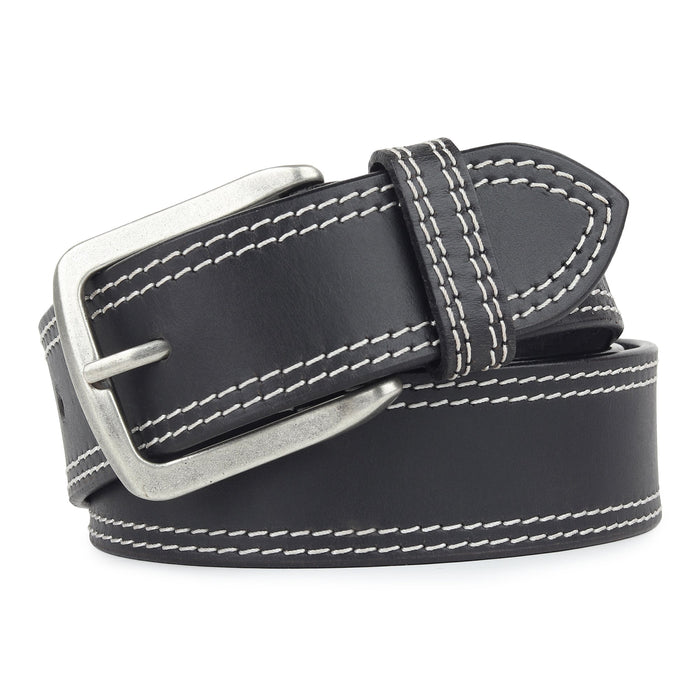 Midnight Ranger Black Leather Belt