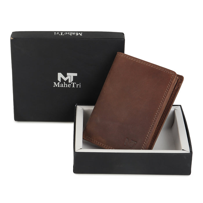 Buffalo Leather Men's Wallet - Vertical
