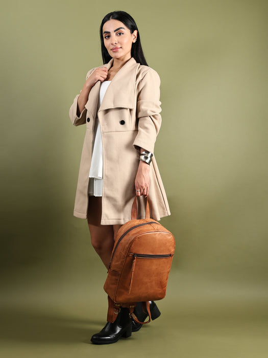 Urban Lite Leather Backpack