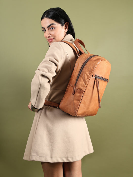 Urban Lite Leather Backpack