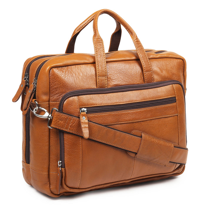 Professional Leather Travel Briefcase