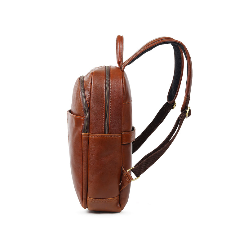 celia italian leather backpack Luxury Italian Leather Backpack, Tan
