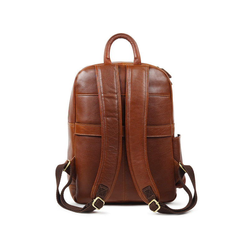 beautiful tan leather backpack Luxury Italian Leather Backpack, Tan