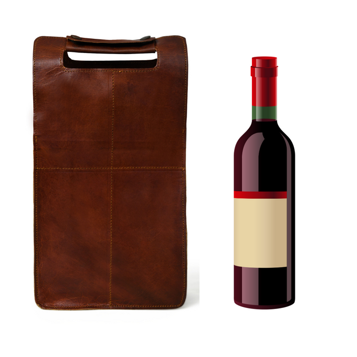 Wine Bottle Leather Cover