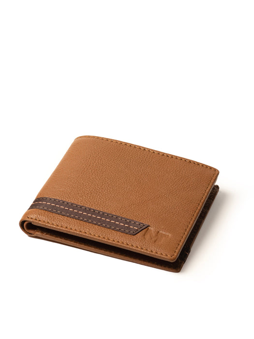 Stripe Brown Men's Wallet