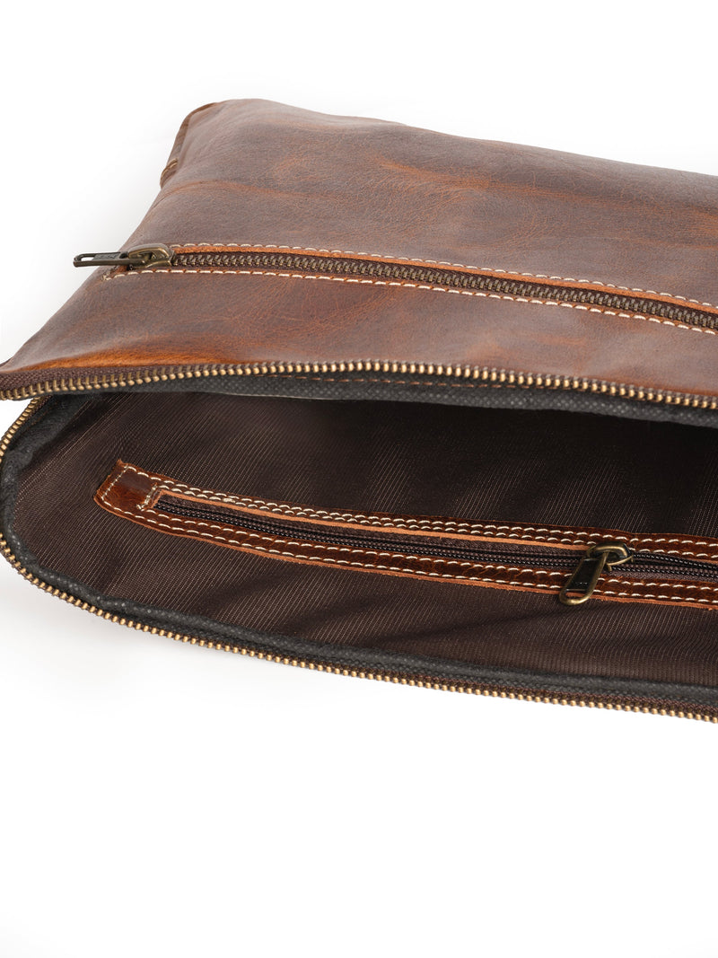 Hellbraune Laptoptasche
