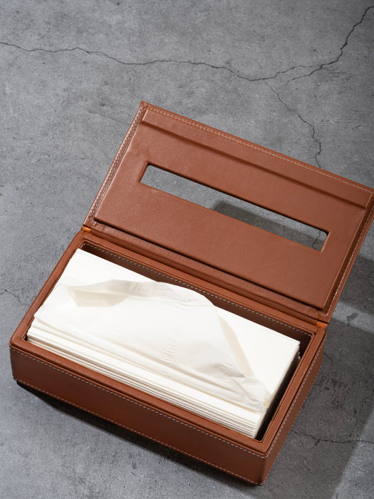 Leather Tissue Box