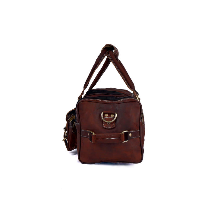 Leather Gym Duffle Bag