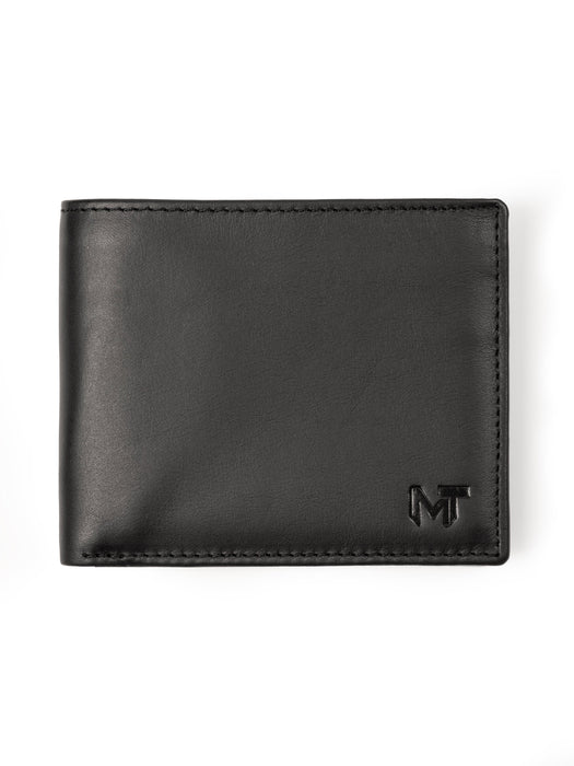 Wealth Ward Black Bi-folded Wallet