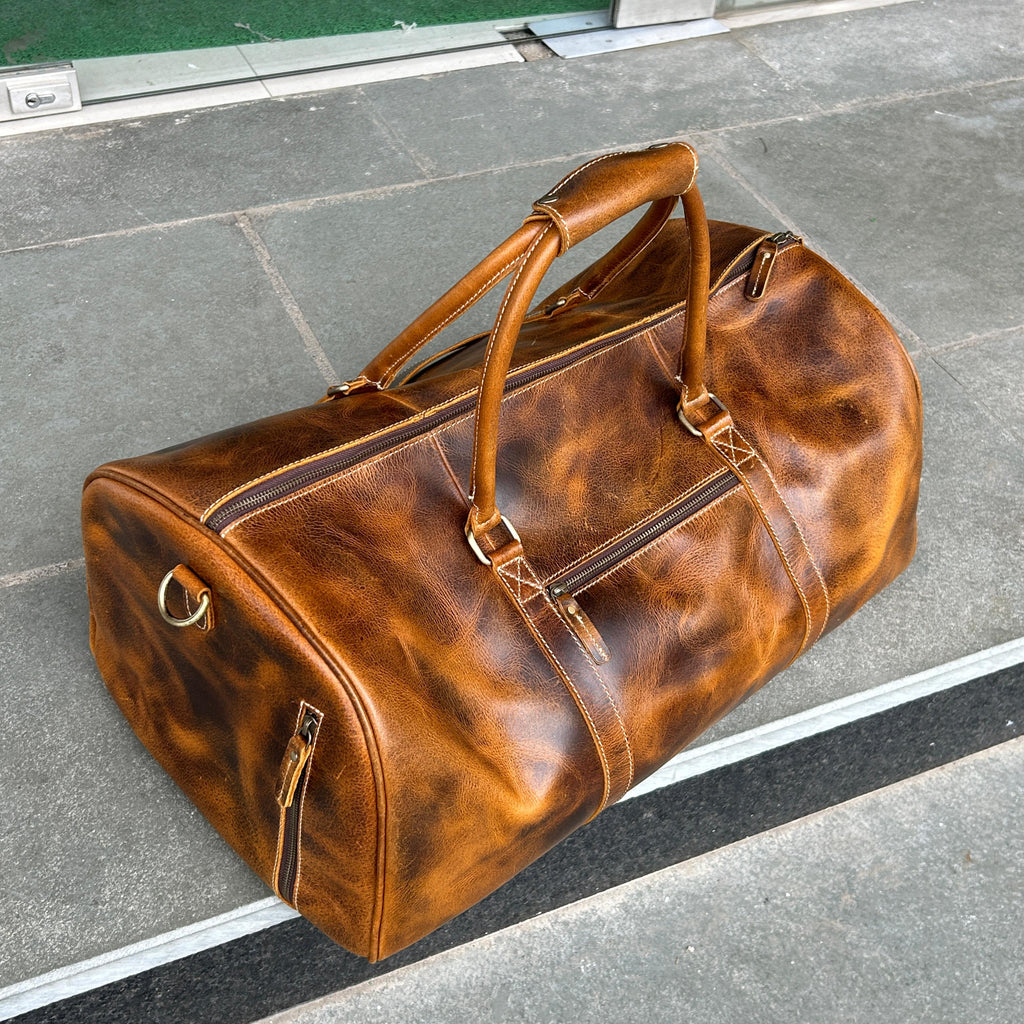 Roosevelt Durable Travel Duffel Bag for Men & Women, Handmade
