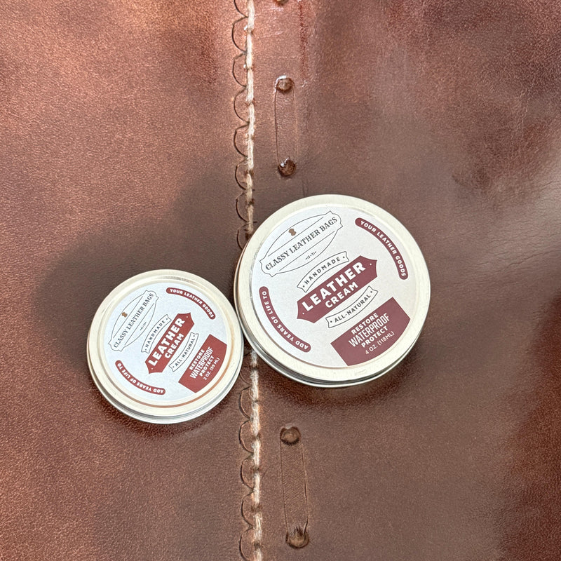 Crème pour cuir - Restaure, imperméabilise et protège le cuir