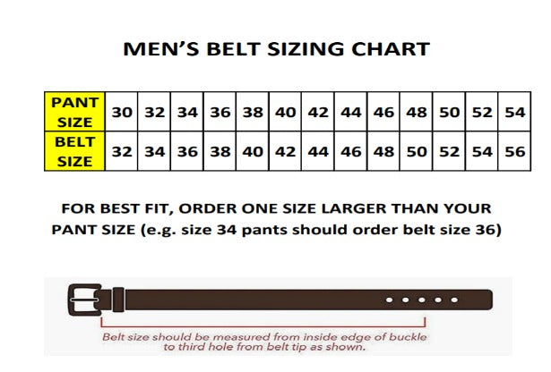 Ceinture en cuir occidentale moderne