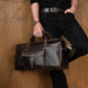 Full-Grain Distressed Leather Duffle Bag - Voyager Duffle