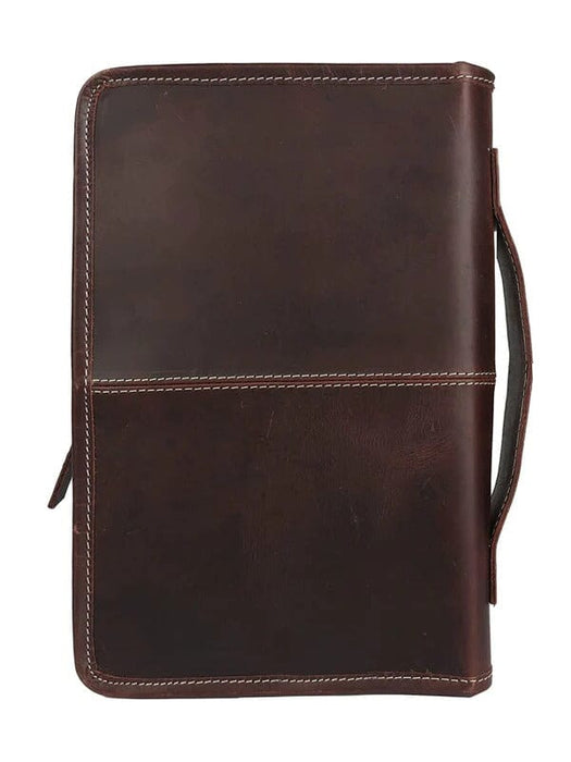 Classic Bible Leather Cover - Choco
