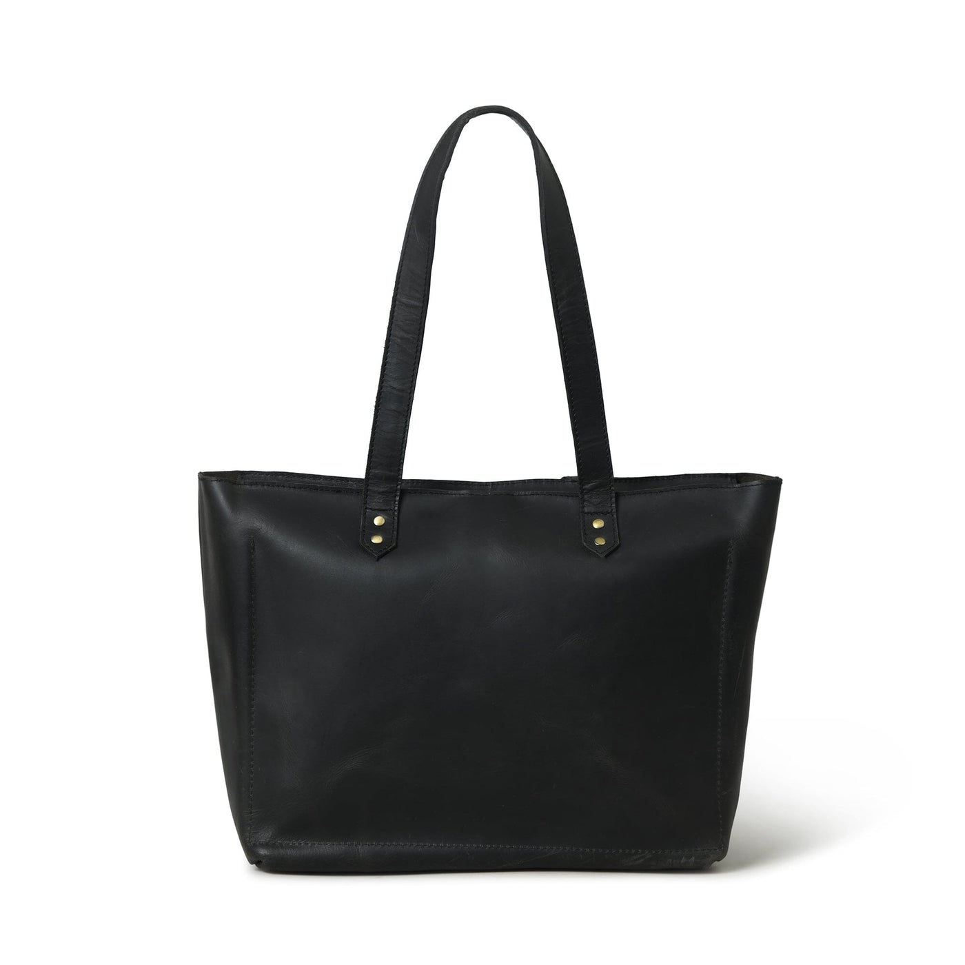 Essential Work Tote Black — Classy Leather Bags